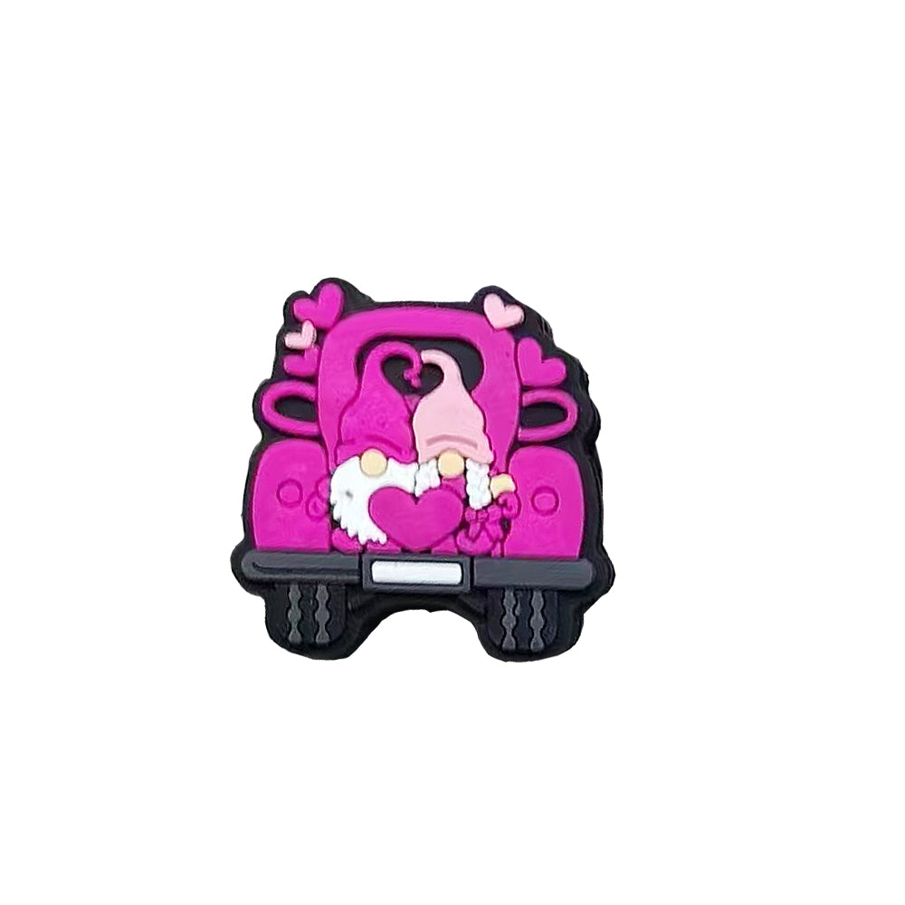 Wholesale 10pcs Silicone Valentine's Day Romantic Companion Sports Car Beads